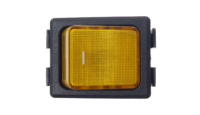 Virtakytkin 250V oranssi 30x22mm (Q781251)