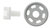 AEG Favorit / Electrolux tiskikoneen alakorin pyörä (4055259651)