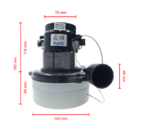Central vacuum cleaner motor 1200W (396010-34)