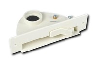 Central vacuum cleaner trash tray, cream