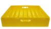 Pesukori 18 lautaselle, keltainen 500x500mm (048795)