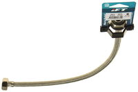 Steel braided inlet hose 3/4"-3/4" 500mm