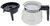 Moccamaster glass jug 1,0l black with aroma lid