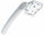 Electrolux fridge door handle QDO, white