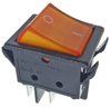 power switch 250V orange 30x22mm