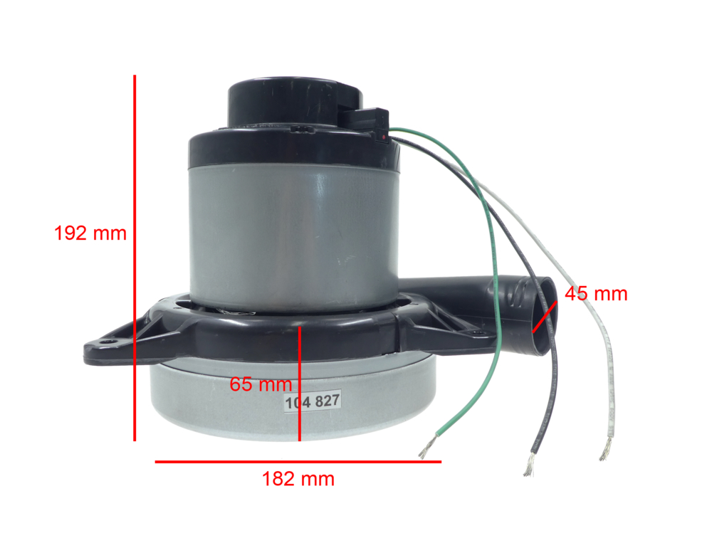 Central vacuum cleaner motor Allaway KP-1200, KP-1800 (396011-117157-00)