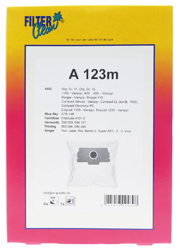 AEG Vampyr dust bag FL0002-K