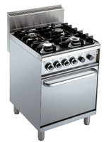 Gas stove with fan-assisted oven 1250393