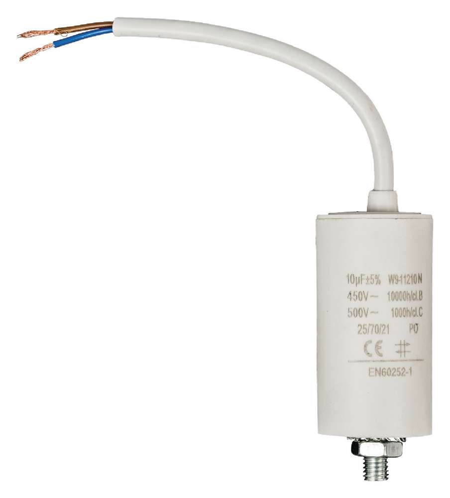 Start capacitor 10 µF, cable