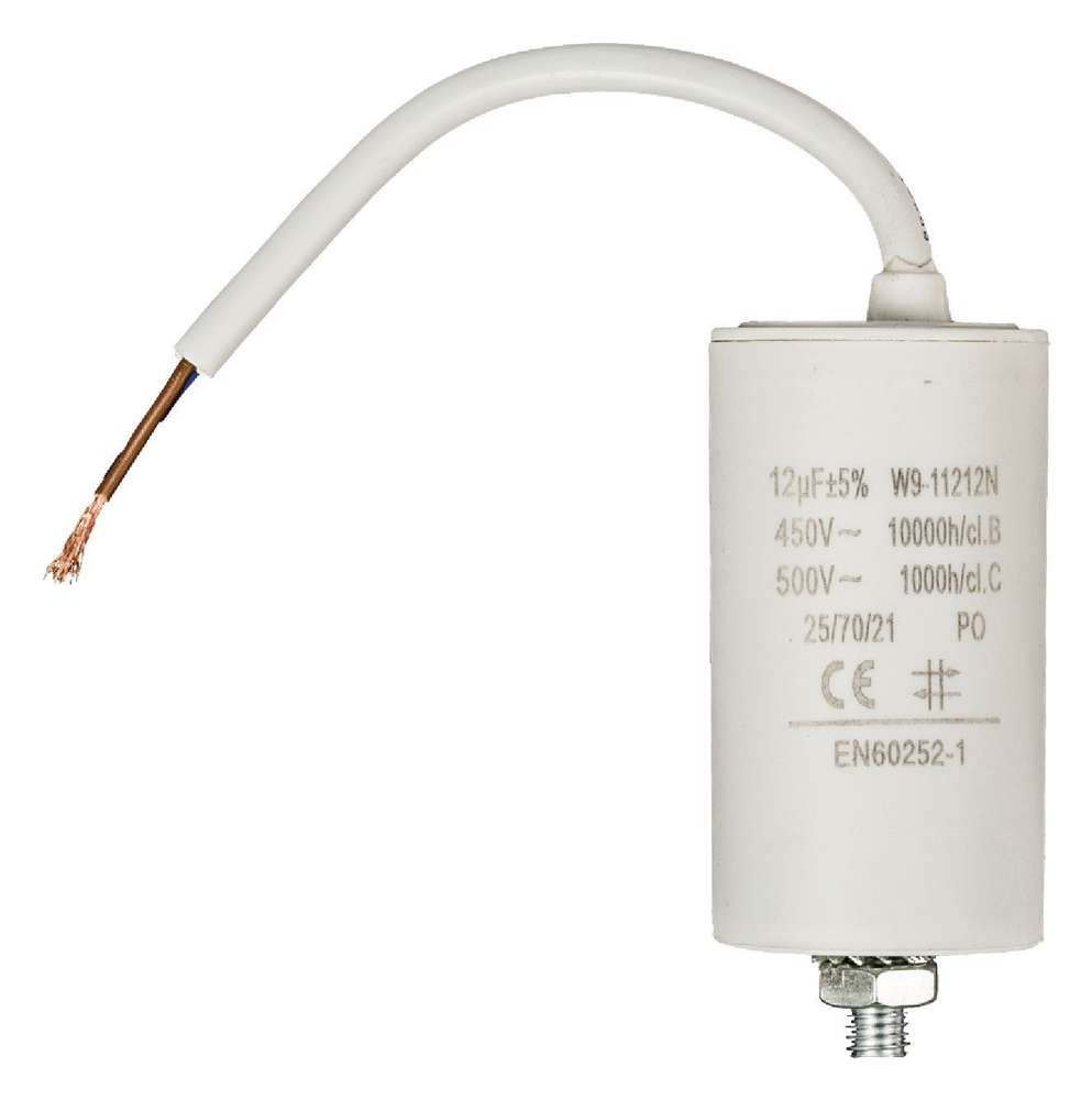Start capacitor 12 µF, cable