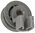 Upo / Cylinda upper basket wheel 25mm (655318)