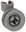 Upo / Cylinda upper basket wheel 25mm (655318)
