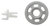 AEG Favorit / Electrolux tiskikoneen alakorin pyörä (4055259651)