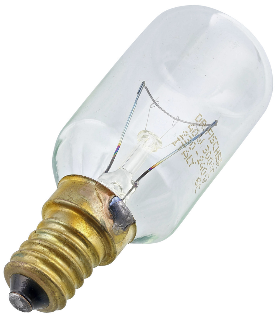 Ampoule e14 - 40 w - 230v pour four - electrolux - diamètre : 29 mm.