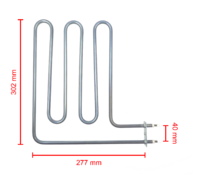 Sauna stove heating element Upo / Rosenlew 1500W (22KU300150)