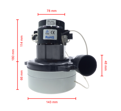 Keskuspölynimurin moottori 1200W (396010-34)