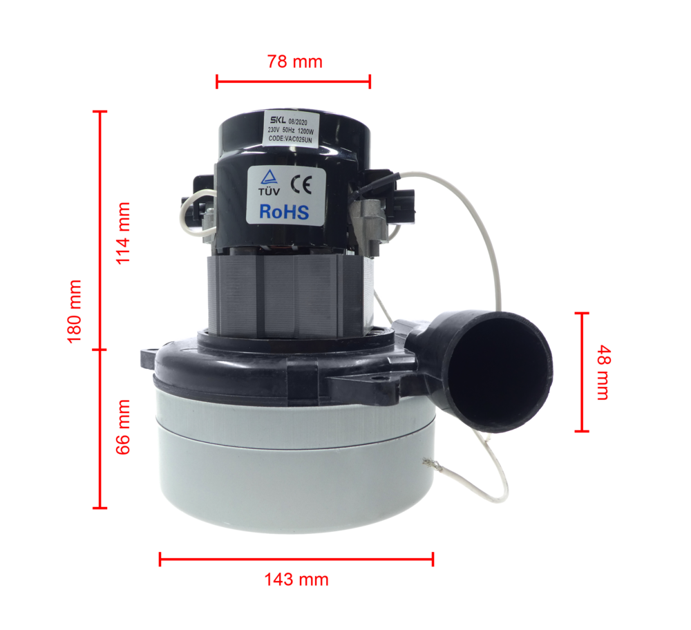 Central vacuum cleaner motor 1200W (396010-34)