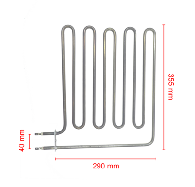 Sauna stove heating element 2670W (22KH80)