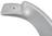 Upo / Cylinda fridge handle, D grey silver D242343 (G767005)