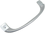 Upo / Cylinda fridge handle, D grey silver, alternative (G767005)