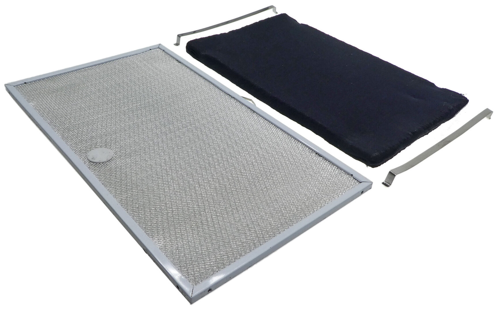 Set di 2 filtri a carbone MCEF02 (19,4 x 3 cm) per AEG Hood
