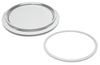 Percolator plastic lid and gasket TE126 (52810040)