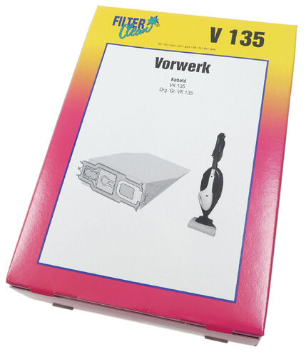 Vorwerk FP 135 / FP 136 dust bags 4pcs (7648320) Vorwerk FP 135 / FP 136 dust bags 4pcs (7648320)