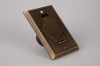 Beam metallic wall inlet, antique bronze 015-310