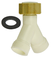 Pesukoneen tulovesiletkun y-haara liitin 3/4" (00541021, 333343)