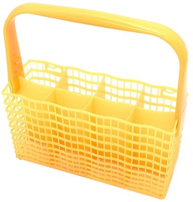 Zanussi cutlery basket, yellow
