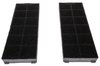 UPO CH cooker hood active carbon filters 2pcs, 250x95x25mm (182192)