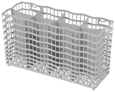 Tiskikoneen ruokailuvälinekori harmaa 80x229mm