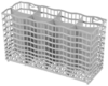 Dishwasher cutlery basket grey 80x229mm