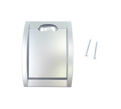 Wall inlet Premium aluminium color (plastic)