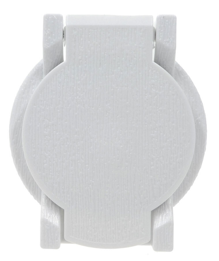 Wall inlet surface mounting, White
