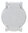 Wall inlet surface mounting, White