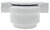 Wall inlet surface mounting, White