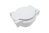 Wall inlet surface mounting, White