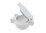 Wall inlet surface mounting, White