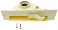 Central vacuum cleaner trash tray, cream