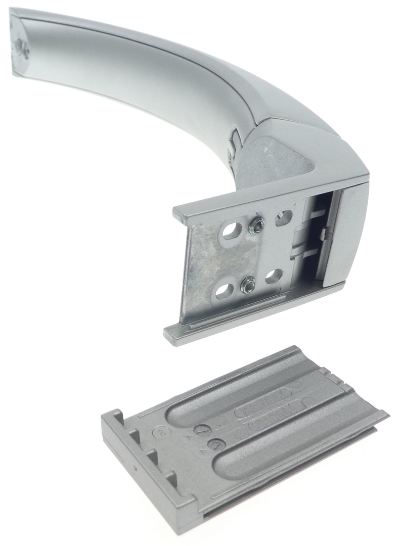 Miele fridge door handle, steel color (6699793) fhp.fi appliance