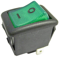 Electrolux / Rosenlew fridge power switch 19,5x12,5mm, green