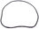 Upo oven door inner glass gasket 60