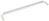 Upo fridge glass shelf support, rear