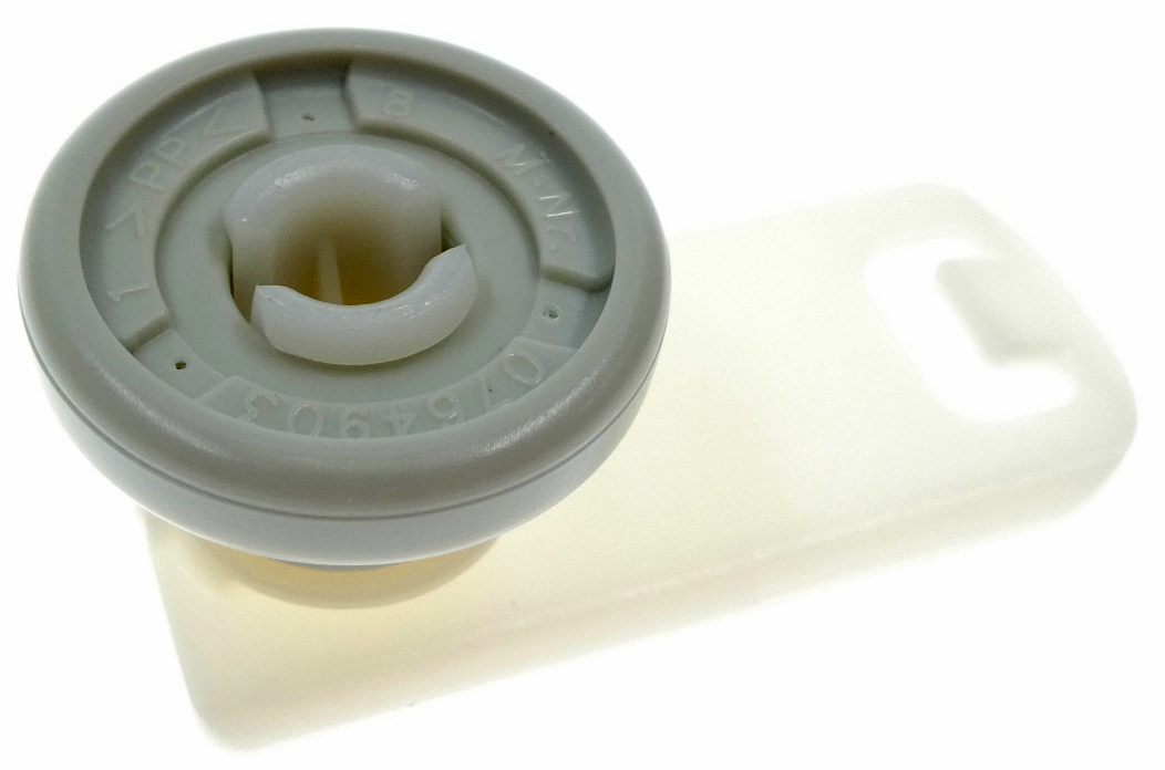 Miele dishwasher cutlery tray rail wheel (M215164) fhp.fi appliance