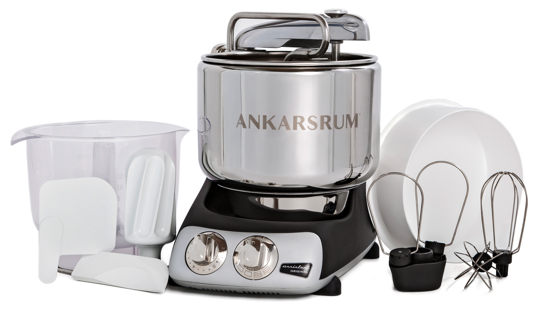 Ankarsrum Original multifunction mixer, Matte Black (2301200) fhp.fi