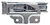 AEG Electrolux integrated fridge upper-left / lower-right hinge