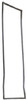AEG Electrolux fridge door gasket 578x1630