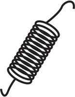 Upo washing machine tub suspension spring, Maxi 444015900