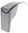 Miele fridge handle 10851200